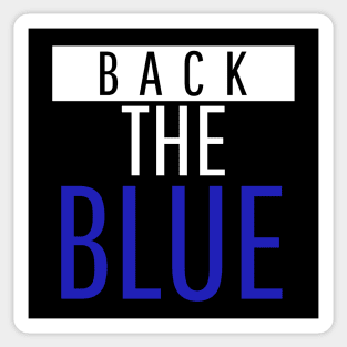 Back the Blue - Support Police Sticker